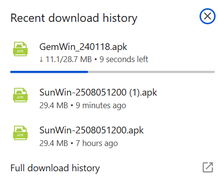 Hướng dẫn cài ứng dụng sunwin về thiết bị tương thích.